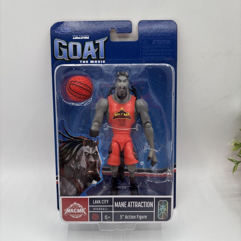 2026 Goat The Movie Mane Attraction 5" Action Figure w/ball Jada Toy NEW Gift